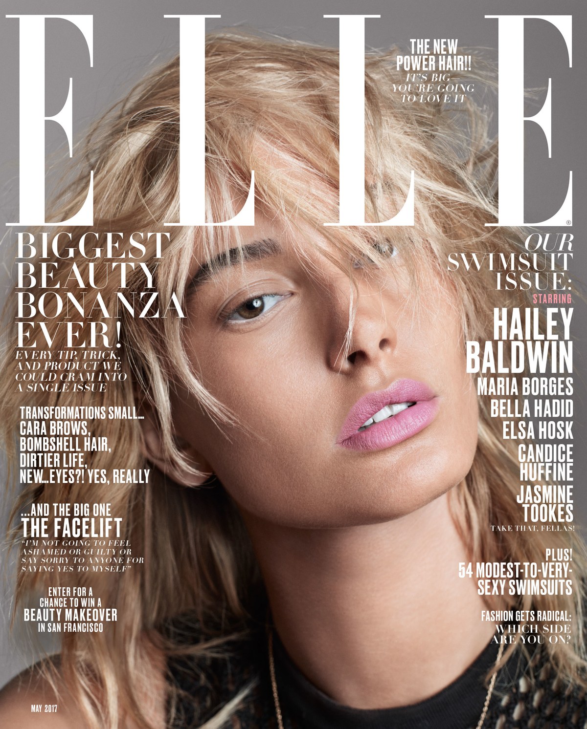 Elle may hailey baldwin cover